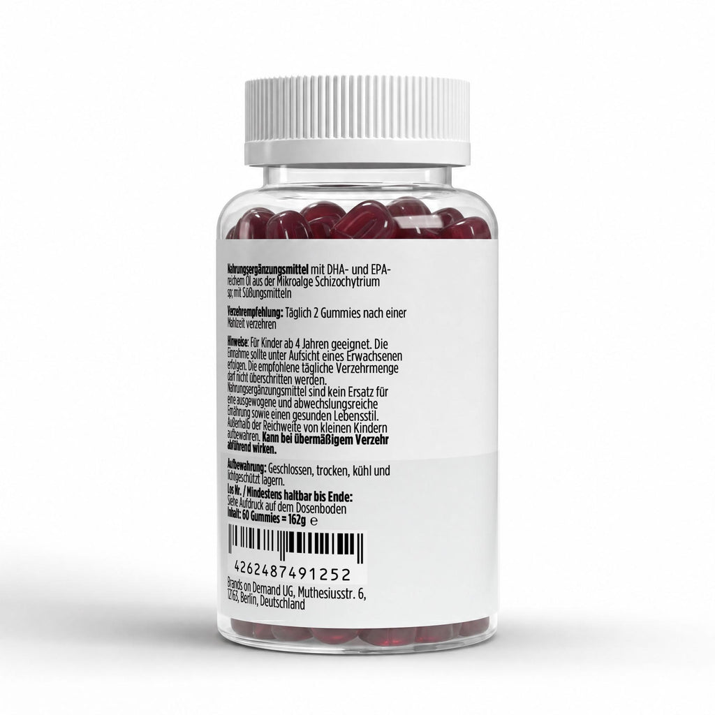 Heart - Omega-3 Gummies aus Algenöl
