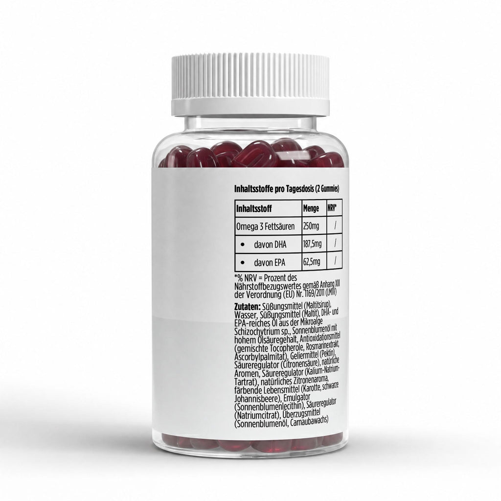 Heart - Omega-3 Gummies aus Algenöl