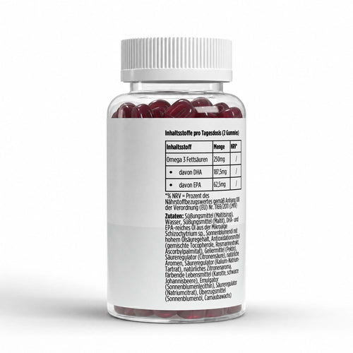 Heart - Omega-3 Gummies aus Algenöl